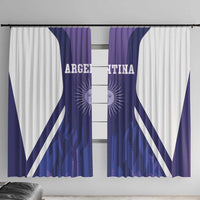 Argentina 2025 Football Window Curtain Purple Version