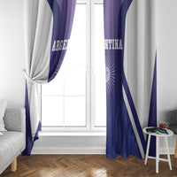 Argentina 2025 Football Window Curtain Purple Version