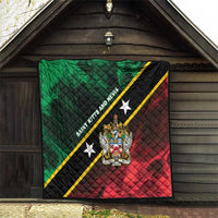 Saint Kitts and Nevis Quilt Flag Style With Stars