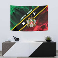 Saint Kitts and Nevis Tapestry Flag Style With Stars