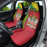 Saint Kitts and Nevis Car Seat Cover Coat Of Arms Sporty Style