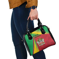 Saint Kitts and Nevis Shoulder Handbag Coat Of Arms Sporty Style