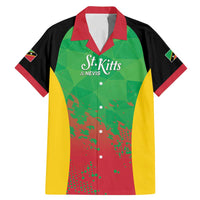 Custom Saint Kitts and Nevis Cricket Family Matching Mermaid Dress and Hawaiian Shirt Simple Style