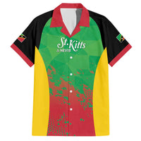 Custom Saint Kitts and Nevis Cricket Hawaiian Shirt Simple Style