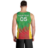 Custom Saint Kitts and Nevis Cricket Men Tank Top Simple Style