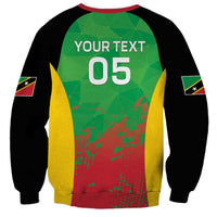 Custom Saint Kitts and Nevis Cricket Sweatshirt Simple Style