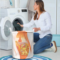 Netherlands Koninginnedag Laundry Basket Nederland Windmill Lion Heritage