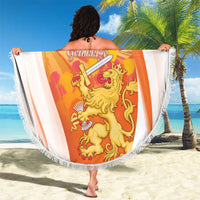 Netherlands Koninginnedag Beach Blanket Nederland Windmill Lion Heritage