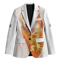 Netherlands Koninginnedag Blazer Nederland Windmill Lion Heritage