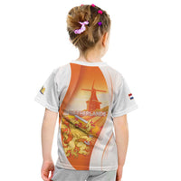 Netherlands Koninginnedag Kid T Shirt Nederland Windmill Lion Heritage