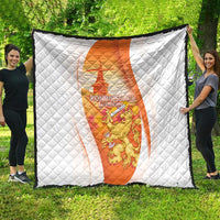 Netherlands Koninginnedag Quilt Nederland Windmill Lion Heritage