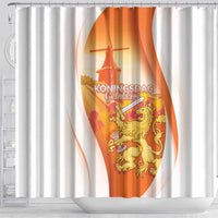 Netherlands Koninginnedag Shower Curtain Nederland Windmill Lion Heritage