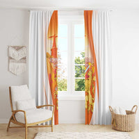 Netherlands Koninginnedag Window Curtain Nederland Windmill Lion Heritage