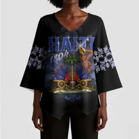Haiti 1804 Kimono Sleeve Blouse Haitian Heritage Month