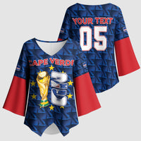 Custom Cabo Verde Football 2026 Kimono Sleeve Blouse Road To Glory