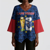 Custom Cabo Verde Football 2026 Kimono Sleeve Blouse Road To Glory
