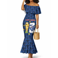 Custom Cabo Verde Football 2026 Mermaid Dress Road To Glory