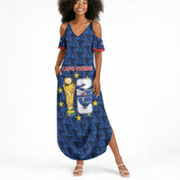 Custom Cabo Verde Football 2026 Summer Maxi Dress Road To Glory