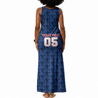 Custom Cabo Verde Football 2026 Tank Maxi Dress Road To Glory
