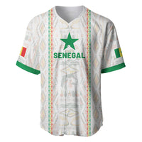 Custom Senegal Football 2026 Baseball Jersey Car Rapide-Inspired Pattern