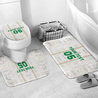 Custom Senegal Football 2026 Bathroom Set Car Rapide-Inspired Pattern