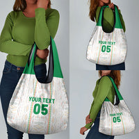 Custom Senegal Football 2026 Grocery Bag Car Rapide-Inspired Pattern