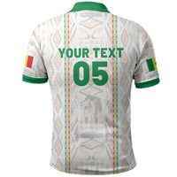 Custom Senegal Football 2026 Polo Shirt Car Rapide-Inspired Pattern