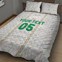 Custom Senegal Football 2026 Quilt Bed Set Car Rapide-Inspired Pattern
