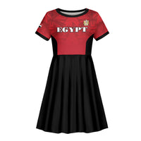 Custom Egypt Football 2026 Kid Short Sleeve Dress Go Pharaohs Special Style