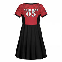 Custom Egypt Football 2026 Kid Short Sleeve Dress Go Pharaohs Special Style
