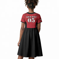 Custom Egypt Football 2026 Kid Short Sleeve Dress Go Pharaohs Special Style