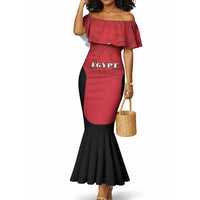 Custom Egypt Football 2026 Mermaid Dress Go Pharaohs Special Style