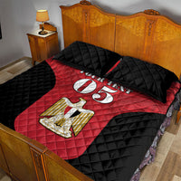 Custom Egypt Football 2026 Quilt Bed Set Go Pharaohs Special Style