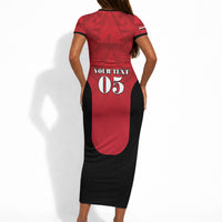 Custom Egypt Football 2026 Short Sleeve Bodycon Dress Go Pharaohs Special Style