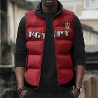 Custom Egypt Football 2026 Sleeveless Puffer Jacket Go Pharaohs Special Style