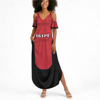 Custom Egypt Football 2026 Summer Maxi Dress Go Pharaohs Special Style