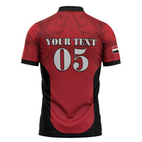 Custom Egypt Football 2026 Zipper Polo Shirt Go Pharaohs Special Style