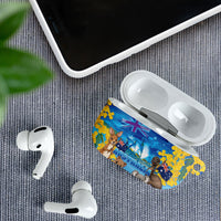Happy Australia Flag Day AirPods Case Aussie Animals Grunge Style
