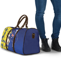 Australia Cockatoo Travel Bag Aussie Flag With Golden Wattle