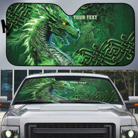 Personalized Ireland Celtic Auto Sun Shade Irish Roots Dragon Soul - Wonder Print Shop