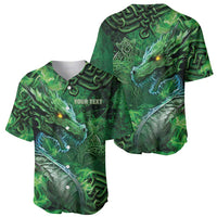 Personalized Ireland Celtic Baseball Jersey Irish Roots Dragon Soul - Wonder Print Shop