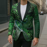 Personalized Ireland Celtic Blazer Irish Roots Dragon Soul - Wonder Print Shop