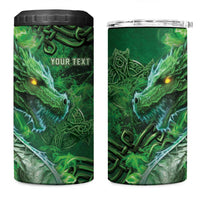 Personalized Ireland Celtic 4 in 1 Can Cooler Tumbler Irish Roots Dragon Soul - Wonder Print Shop