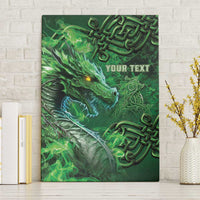 Personalized Ireland Celtic Canvas Wall Art Irish Roots Dragon Soul - Wonder Print Shop