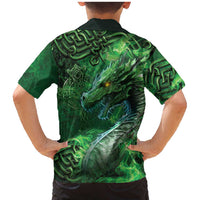 Personalized Ireland Celtic Family Matching Mermaid Dress and Hawaiian Shirt Irish Roots Dragon Soul - Wonder Print Shop