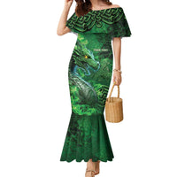 Personalized Ireland Celtic Family Matching Mermaid Dress and Hawaiian Shirt Irish Roots Dragon Soul - Wonder Print Shop