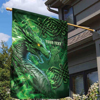 Personalized Ireland Celtic Garden Flag Irish Roots Dragon Soul - Wonder Print Shop