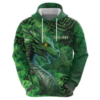 Personalized Ireland Celtic Hoodie Irish Roots Dragon Soul - Wonder Print Shop