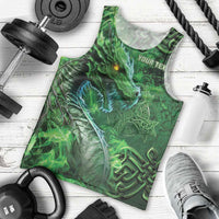 Personalized Ireland Celtic Men Tank Top Irish Roots Dragon Soul - Wonder Print Shop