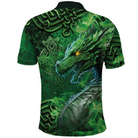 Personalized Ireland Celtic Polo Shirt Irish Roots Dragon Soul - Wonder Print Shop